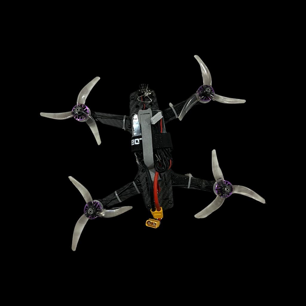 Render of the SpeedyBee Bee35 cinewhoop built for the TSA Drone Challenge